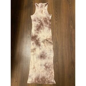 Heartloom tie-dye ribbed maxi dress sz: M